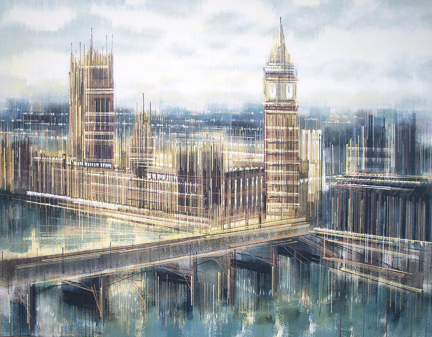 Big Ben, Westminster, London Marc Todd Original painting for sale