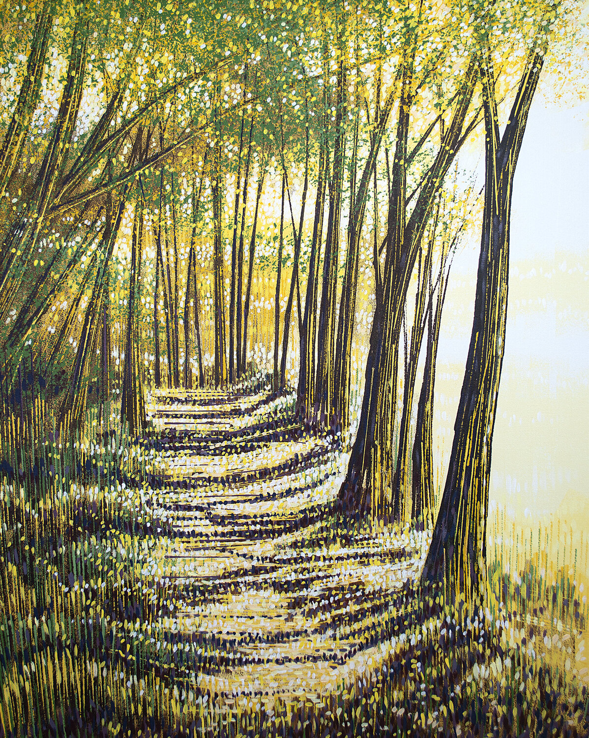 Trees At Dusk Marc Todd Original painting for sale