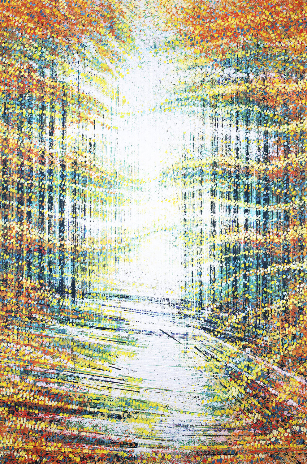 Forest In Golden Light Marc Todd Original painting for sale