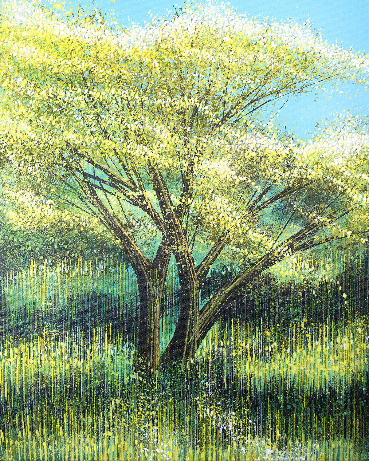 Tree In Summer Marc Todd Original painting for sale
