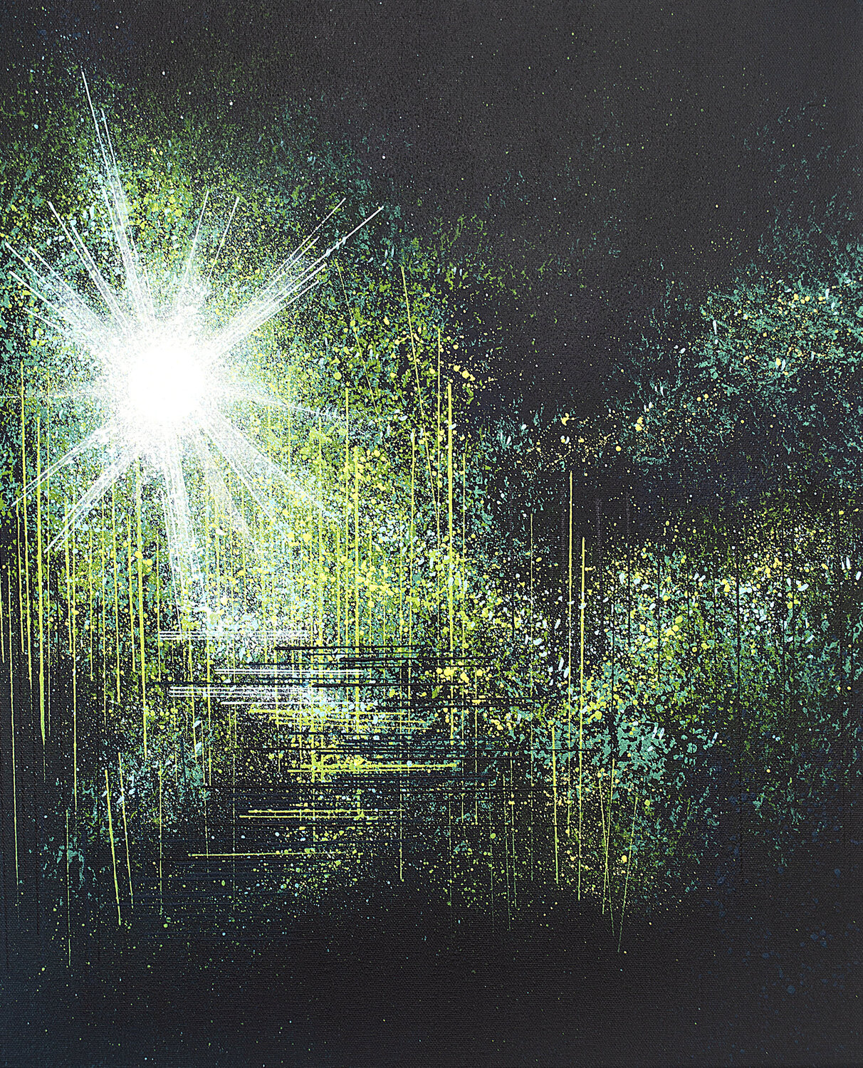 Light Through Trees 1 Marc Todd Original painting for sale
