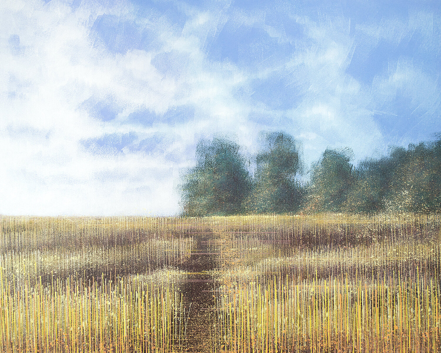 Meadow In Late Summer #3 Marc Todd Original painting for sale