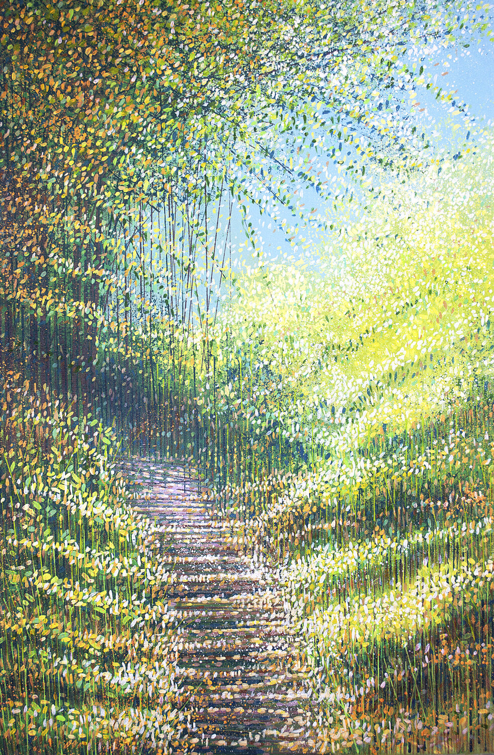 Late Summer Trees #2 Marc Todd Original painting for sale