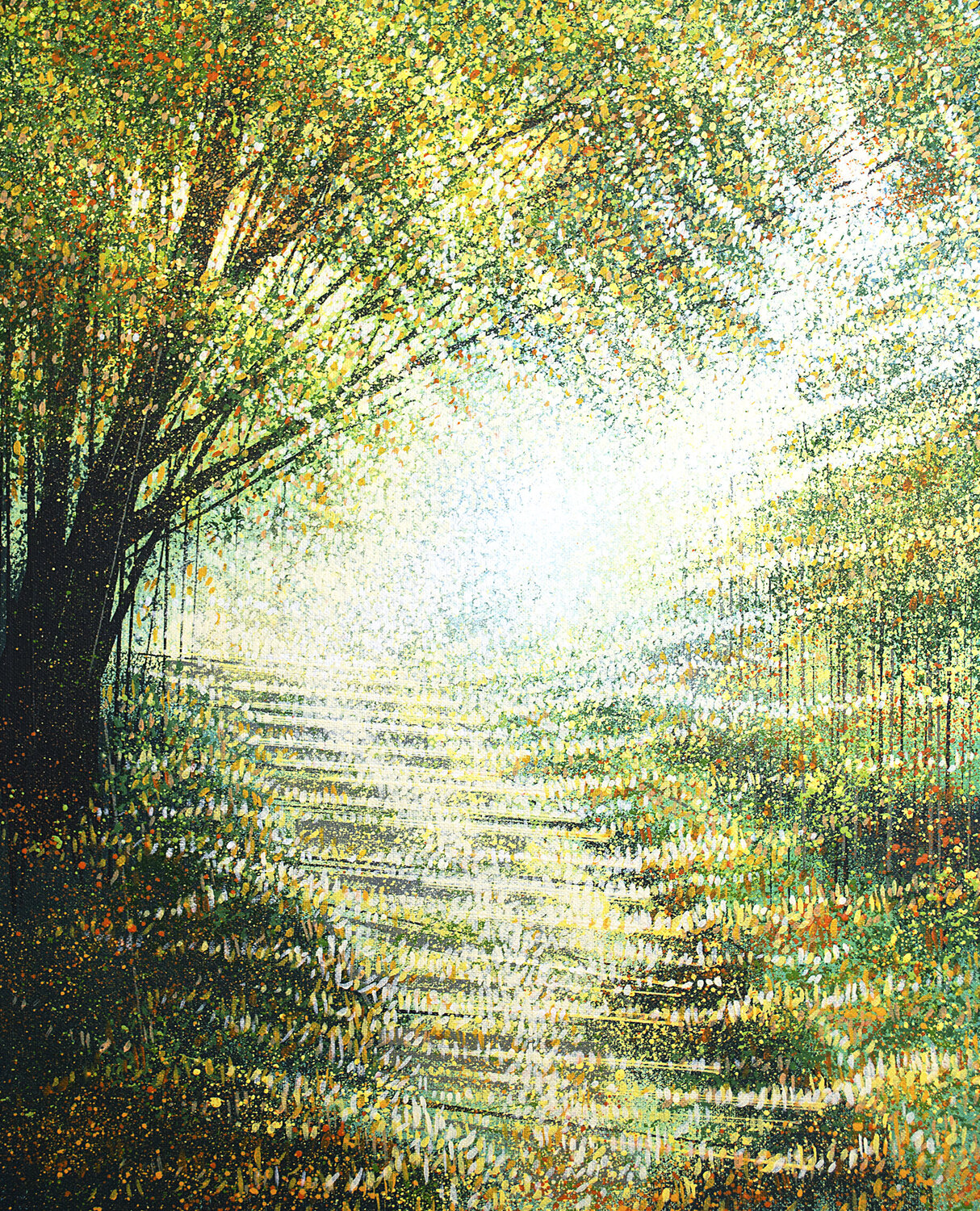 Tree In Late Summer Marc Todd Original painting for sale