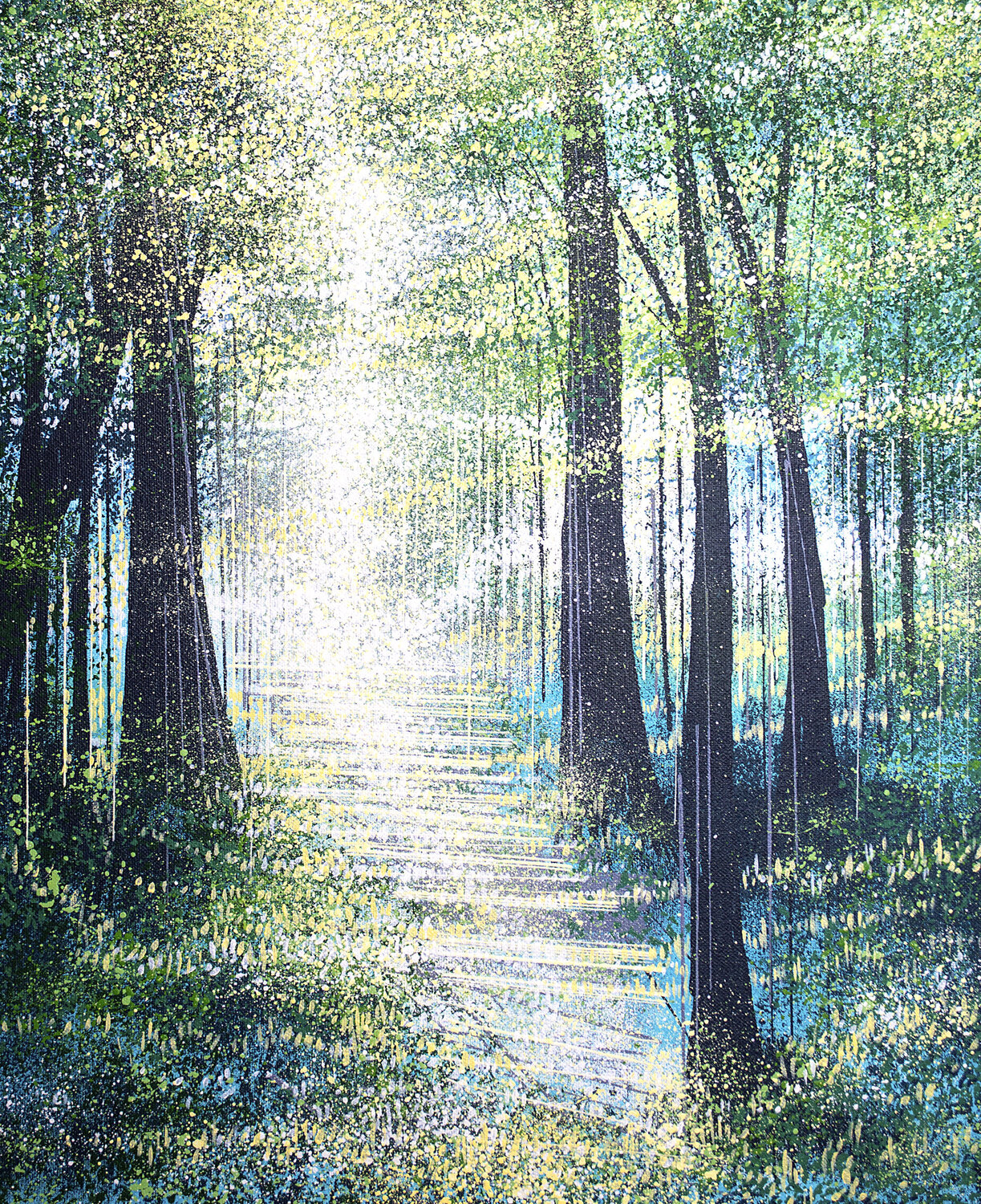 Light Through Summer Trees #3 Marc Todd Original painting for sale