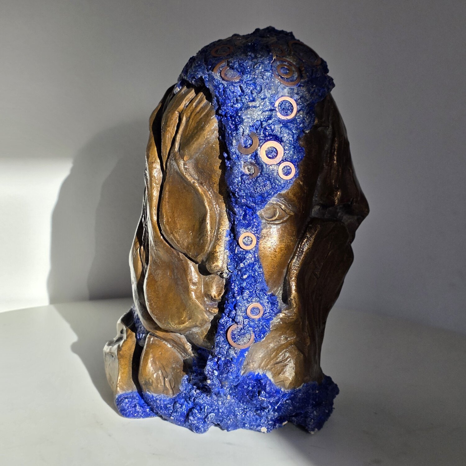 LA FAILLE BLEUE Laure Polin Sculpture for sale
