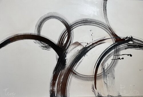 Circles by Tiny De Bruin, Painting for Sale on Select