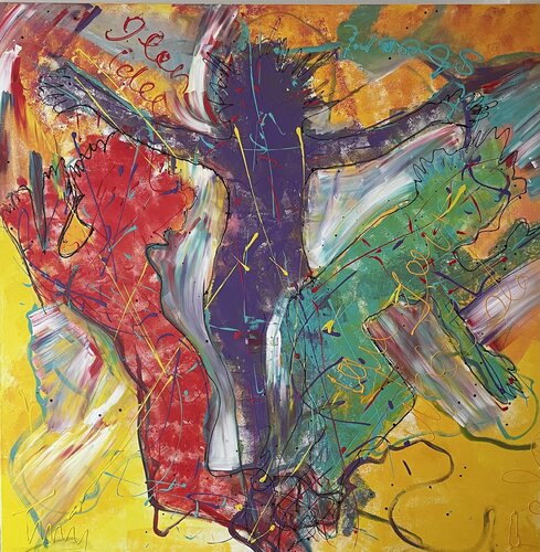 Bright woman by Tiny De Bruin, Painting for Sale on Select