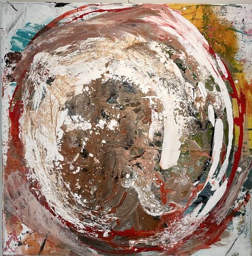 Bloodmoon by Tiny De Bruin, Painting for Sale on Select