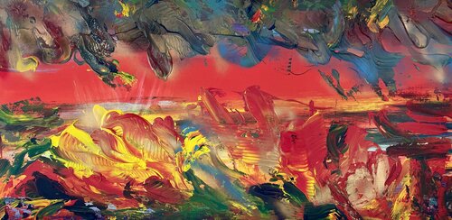 I climb every mountain by Tiny De Bruin, Painting for Sale on Select