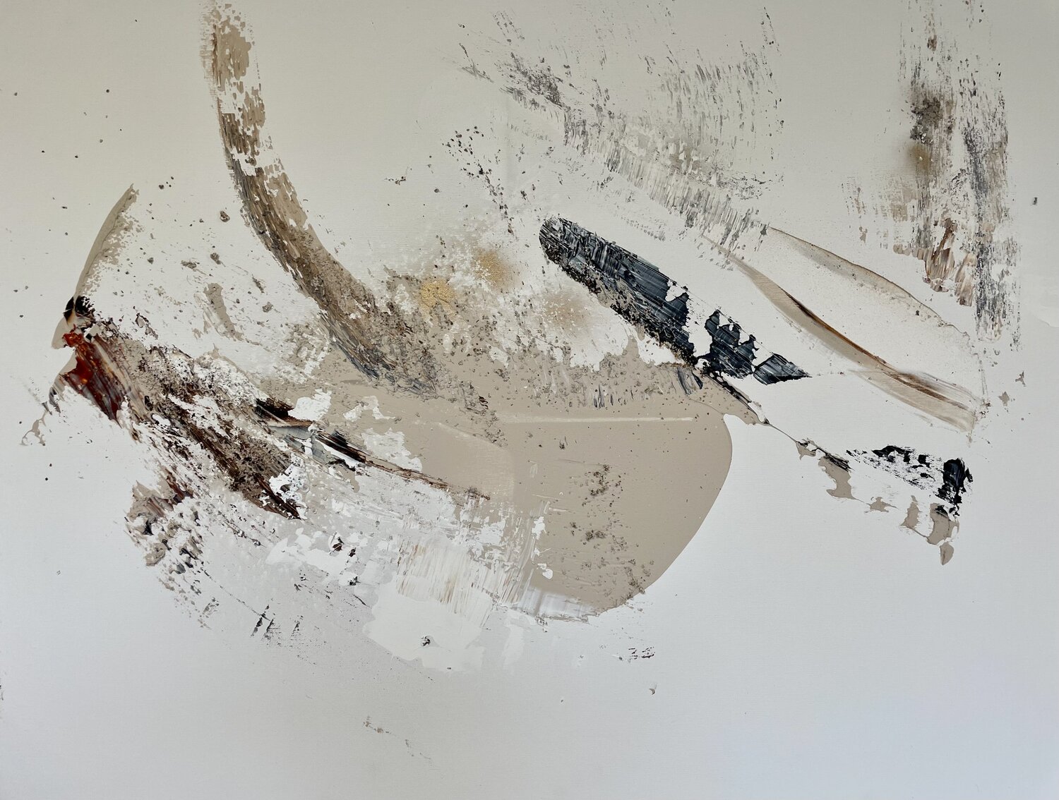 razor clams 2 Tiny De Bruin Original painting for sale