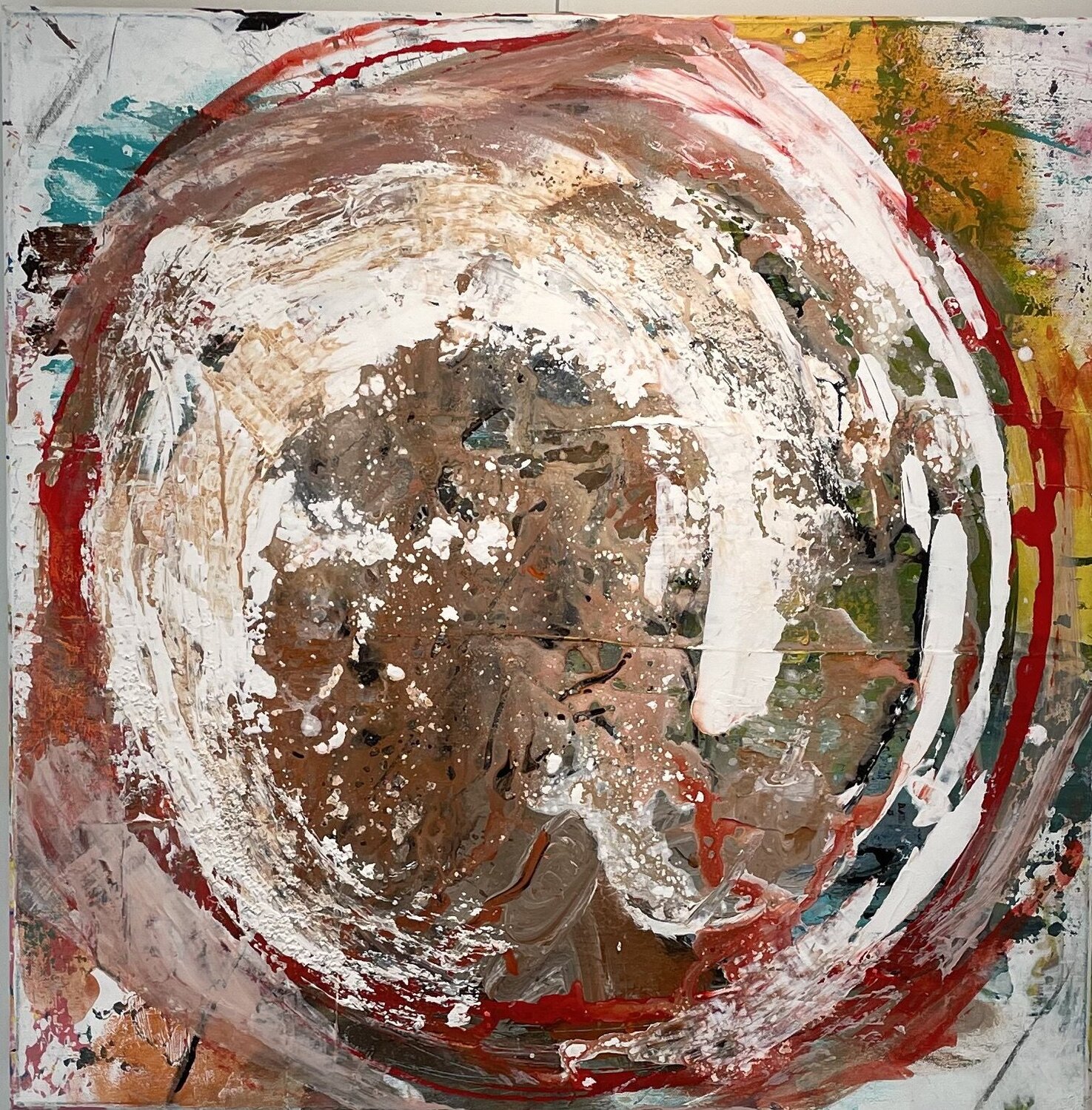 Bloodmoon Tiny De Bruin Original painting for sale