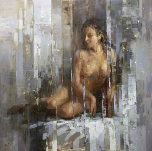 Still time by Vadim Dolgov, Painting for Sale on Select