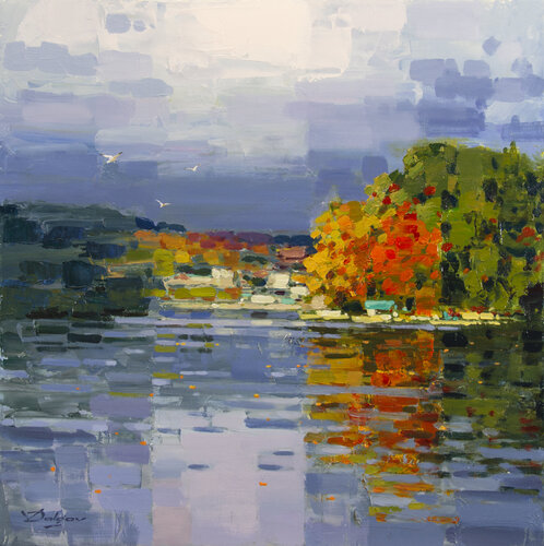 Storm is coming by Vadim Dolgov, Painting for Sale on Select