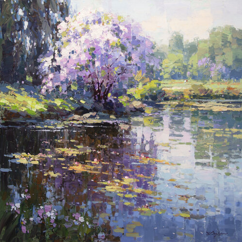 Morning Serenade by Vadim Dolgov, Painting for Sale on Select