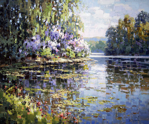 Harmony in Blossom by Vadim Dolgov, Painting for Sale on Select