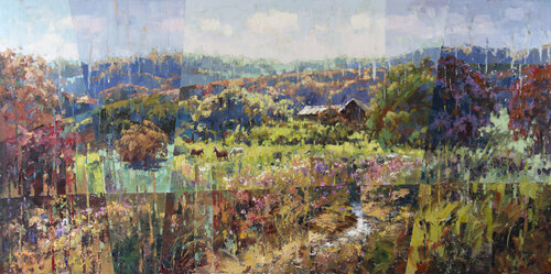 Countryside by Vadim Dolgov, Painting for Sale on Select