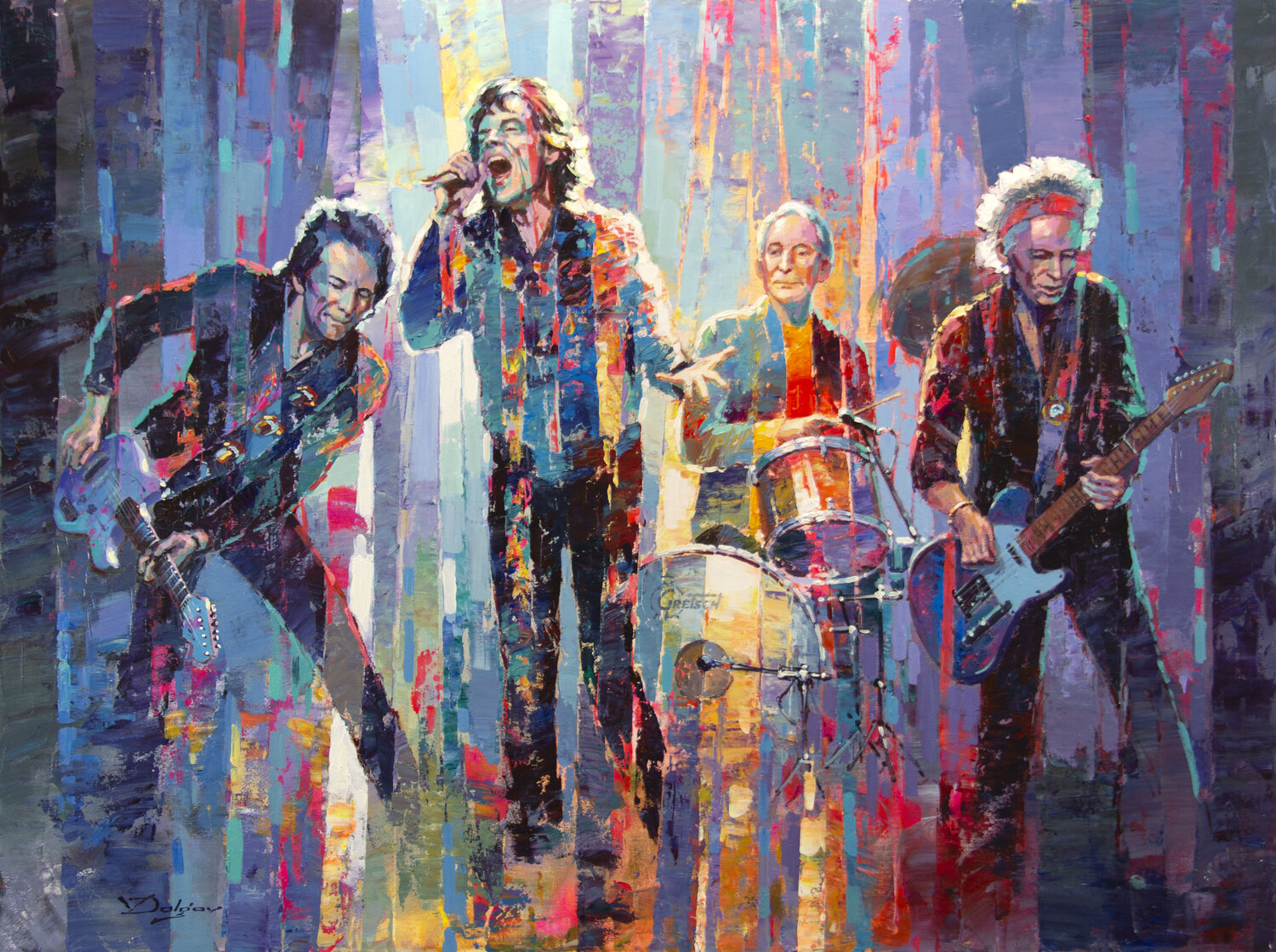 Satisfaction Vadim Dolgov Original painting for sale