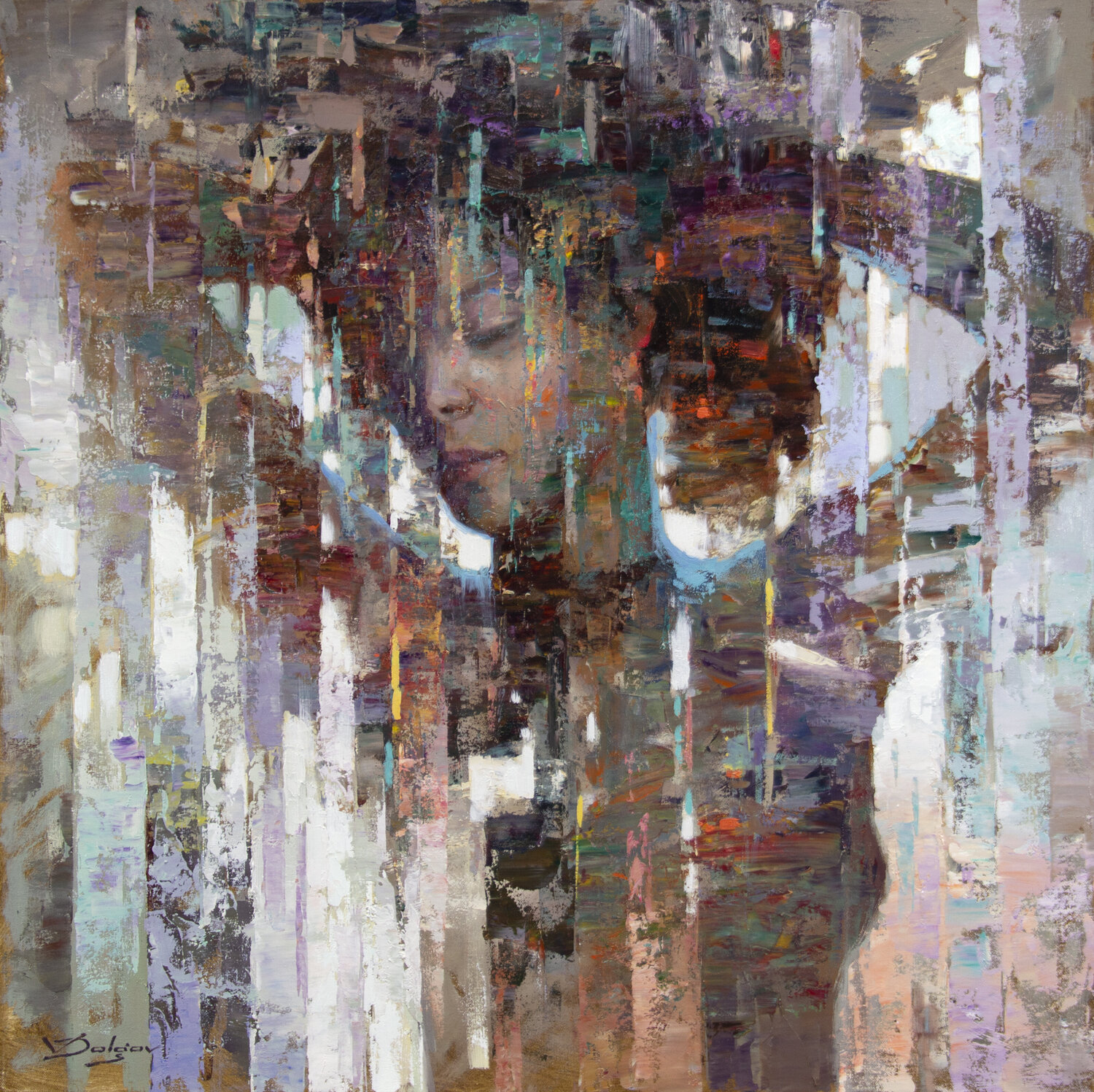 Sensuous dance Vadim Dolgov Original painting for sale