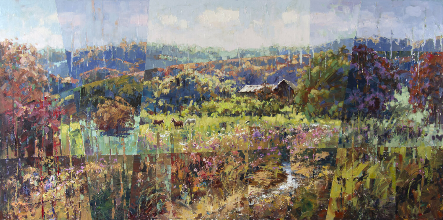 Countryside Vadim Dolgov Original painting for sale