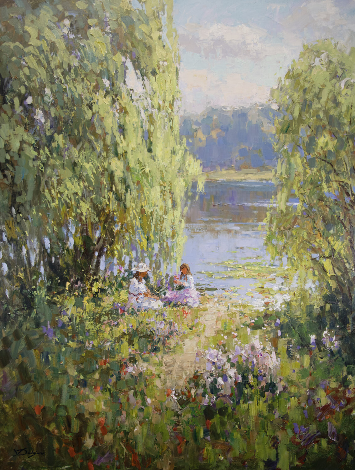 Warmth of summer Vadim Dolgov Original painting for sale