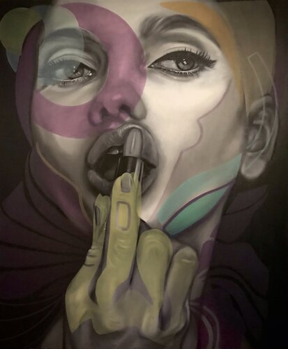 Die Zukunftsfrau by Valentina Andrees-Reschetizka, Painting for Sale on Select