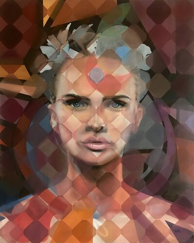 Gerade heraus by Valentina Andrees-Reschetizka, Painting for Sale on Select