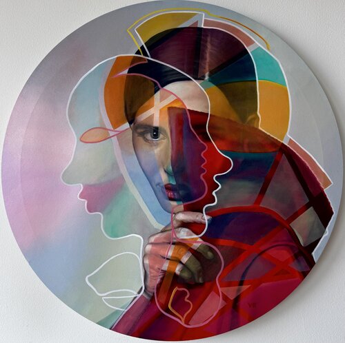 Corsa al colore by Valentina Andrees-Reschetizka, Painting for Sale on Select