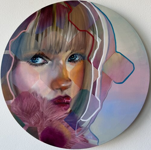 Donna d'oro by Valentina Andrees-Reschetizka, Painting for Sale on Select