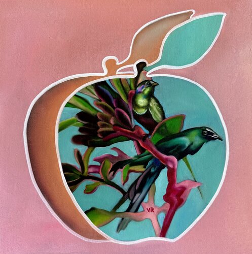 Mondo della mela by Valentina Andrees-Reschetizka, Painting for Sale on Select