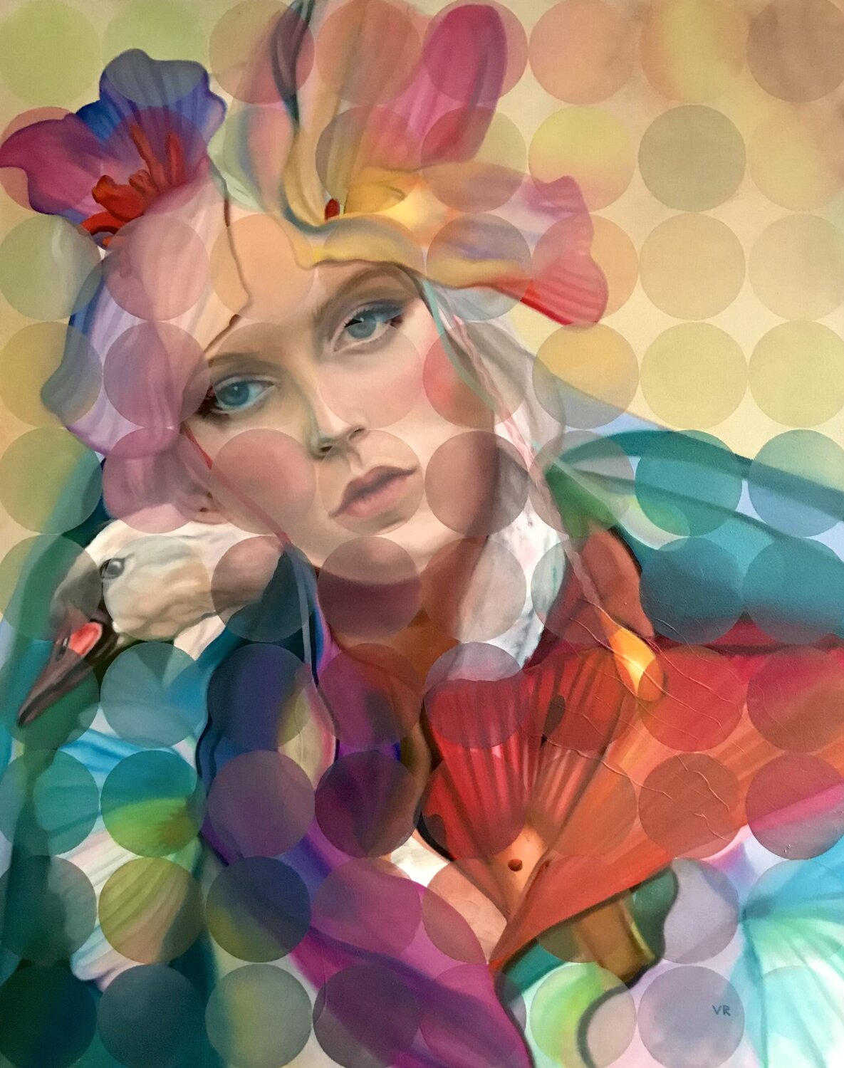 Die Farbenspieler Valentina Andrees-Reschetizka Original painting for sale