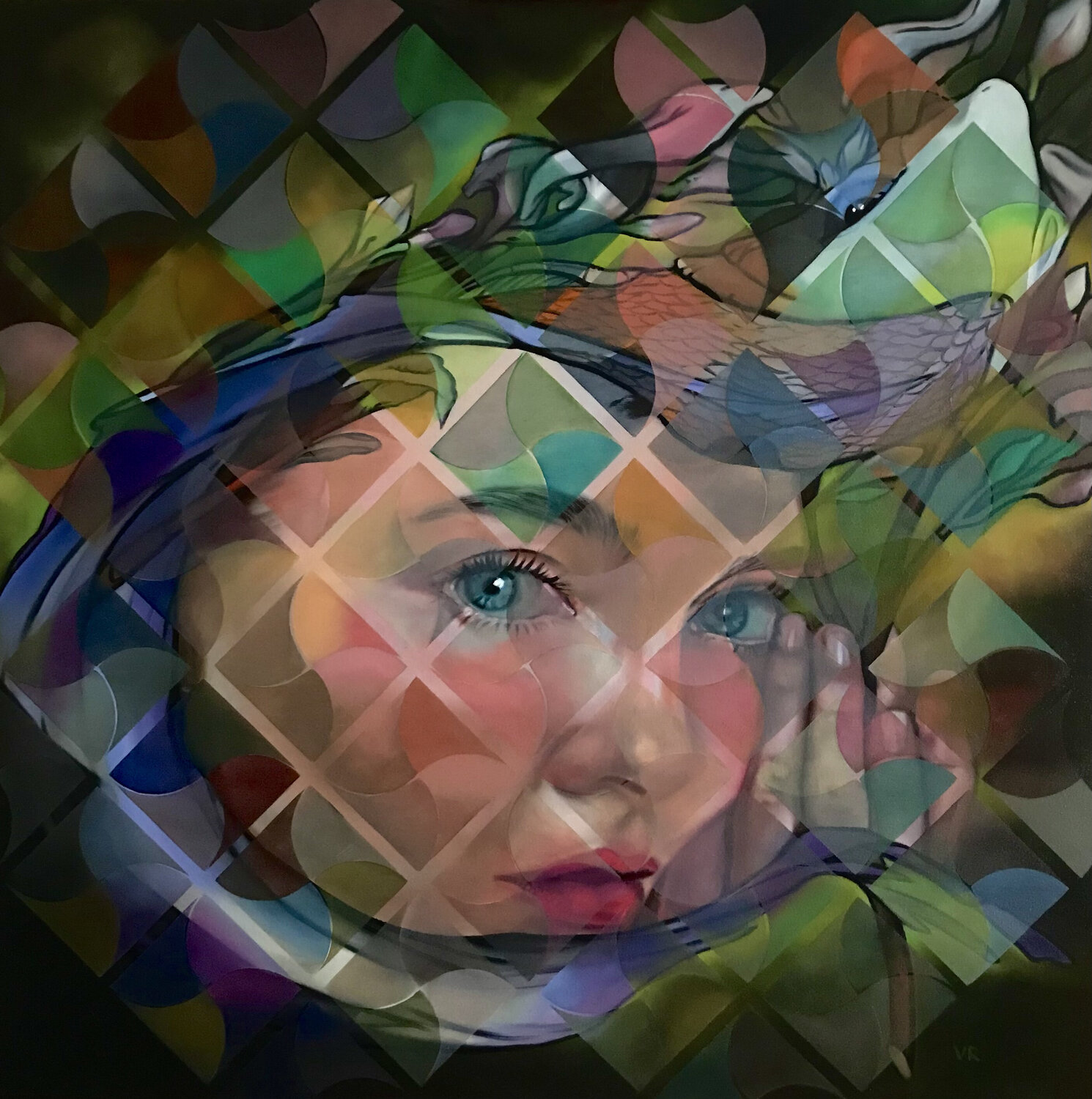 Spielfeld Valentina Andrees-Reschetizka Original painting for sale