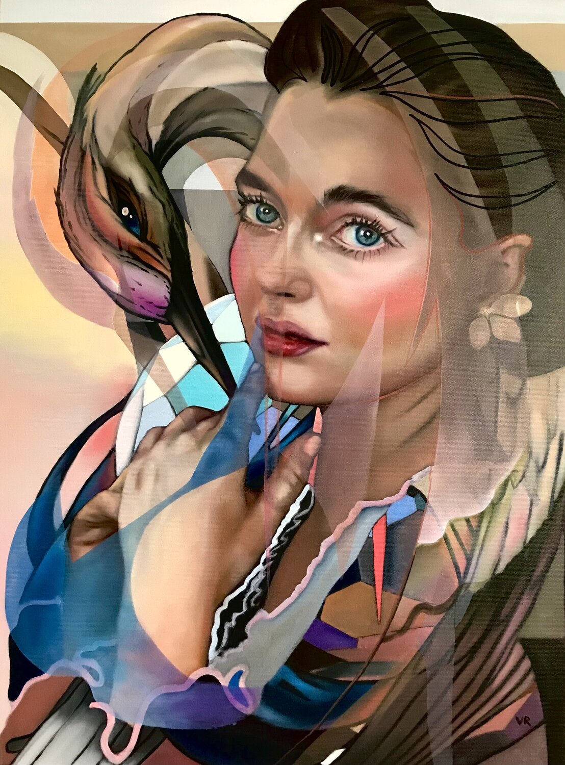 Vorhang auf Valentina Andrees-Reschetizka Original painting for sale