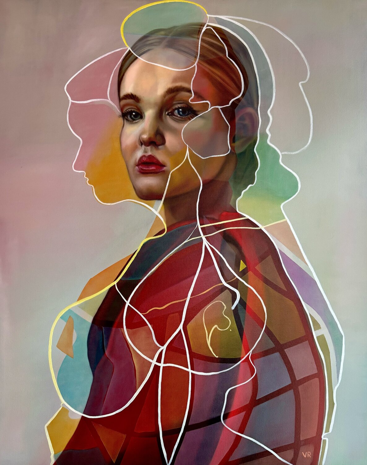Danza dei sentimenti Valentina Andrees-Reschetizka Original painting for sale
