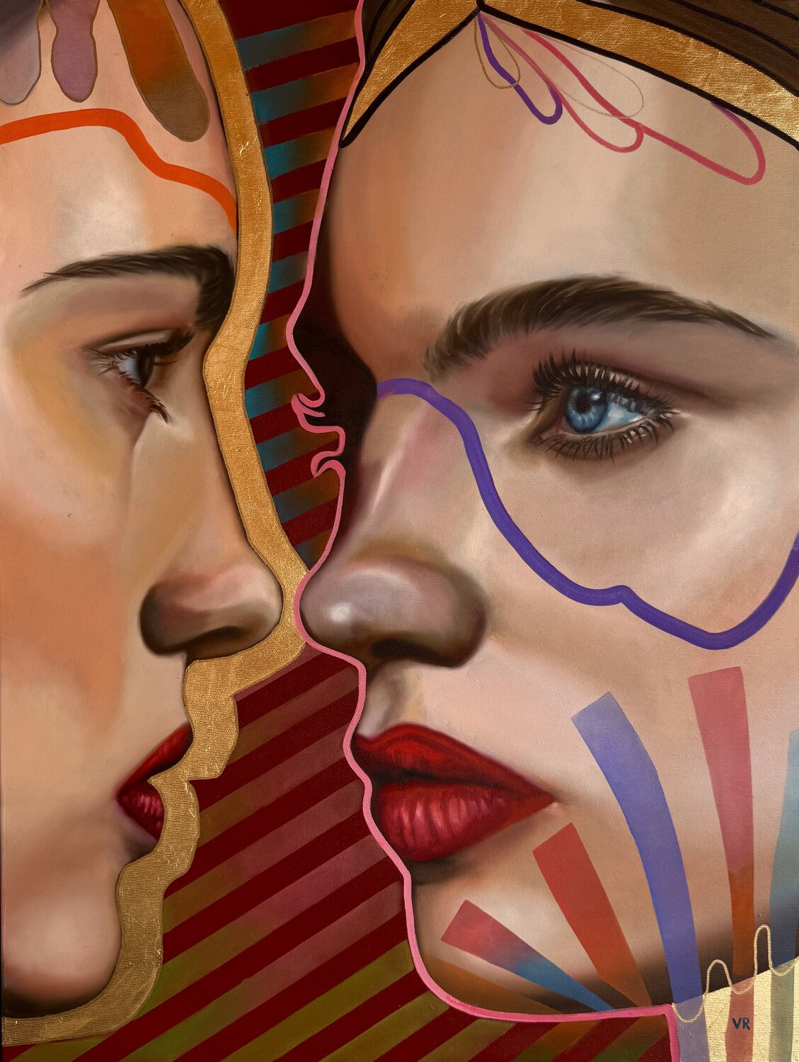Sogno Uniti Valentina Andrees-Reschetizka Original painting for sale