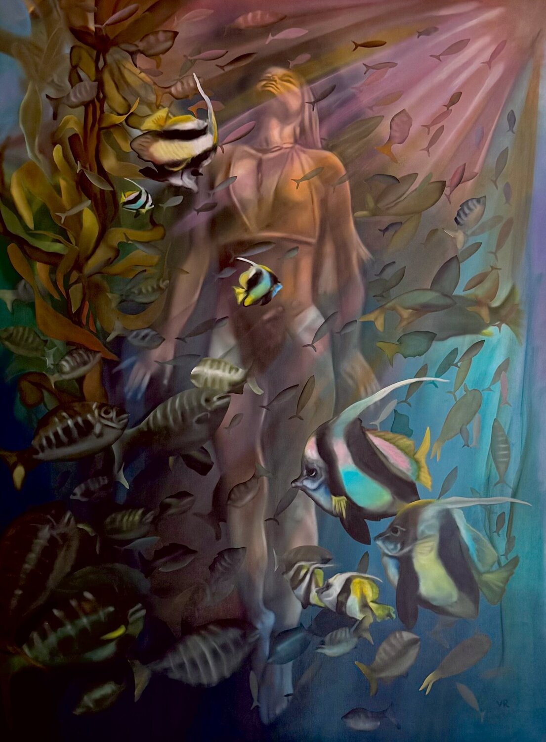 Magia del mare Valentina Andrees-Reschetizka Original painting for sale