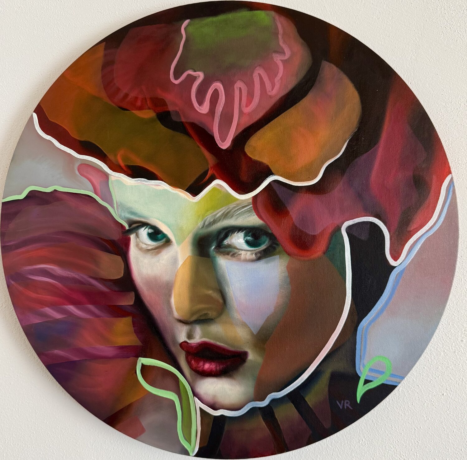 Un fiore nascosto Valentina Andrees-Reschetizka Original painting for sale