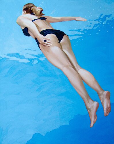 Mediterranean Blue by Valery Koroshilov, Painting for Sale on Select