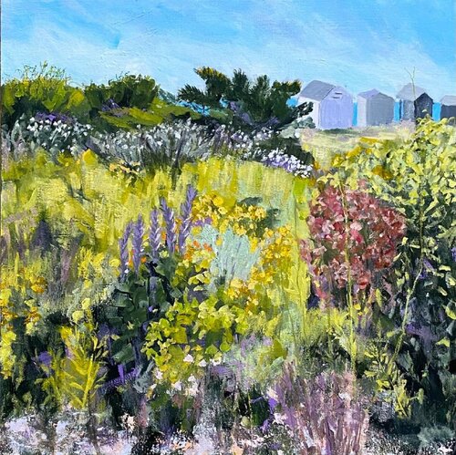 Seaside Garden by Nikki Wheeler, Painting for Sale on Select