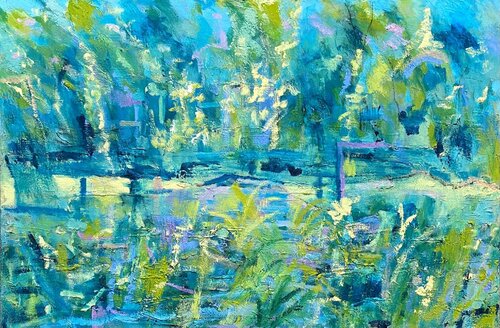 Walking into the Light by Nikki Wheeler, Painting for Sale on Select