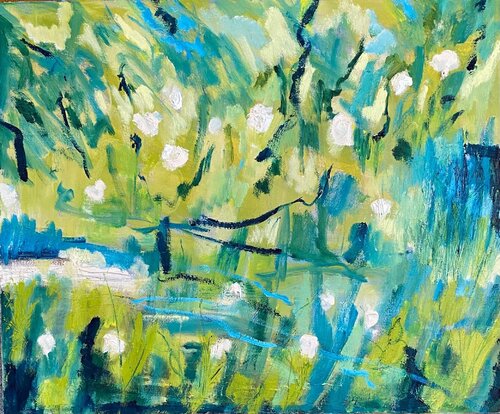 Time to Smell the Roses by Nikki Wheeler, Painting for Sale on Select