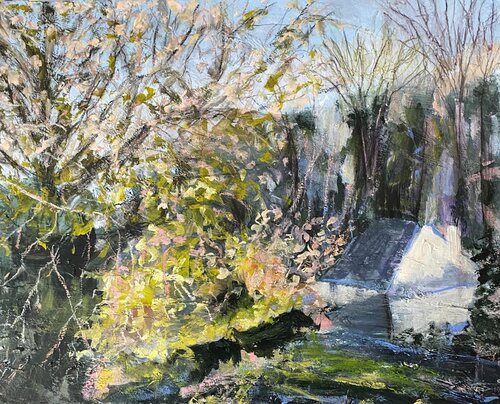 Last Leaves by Nikki Wheeler, Painting for Sale on Select