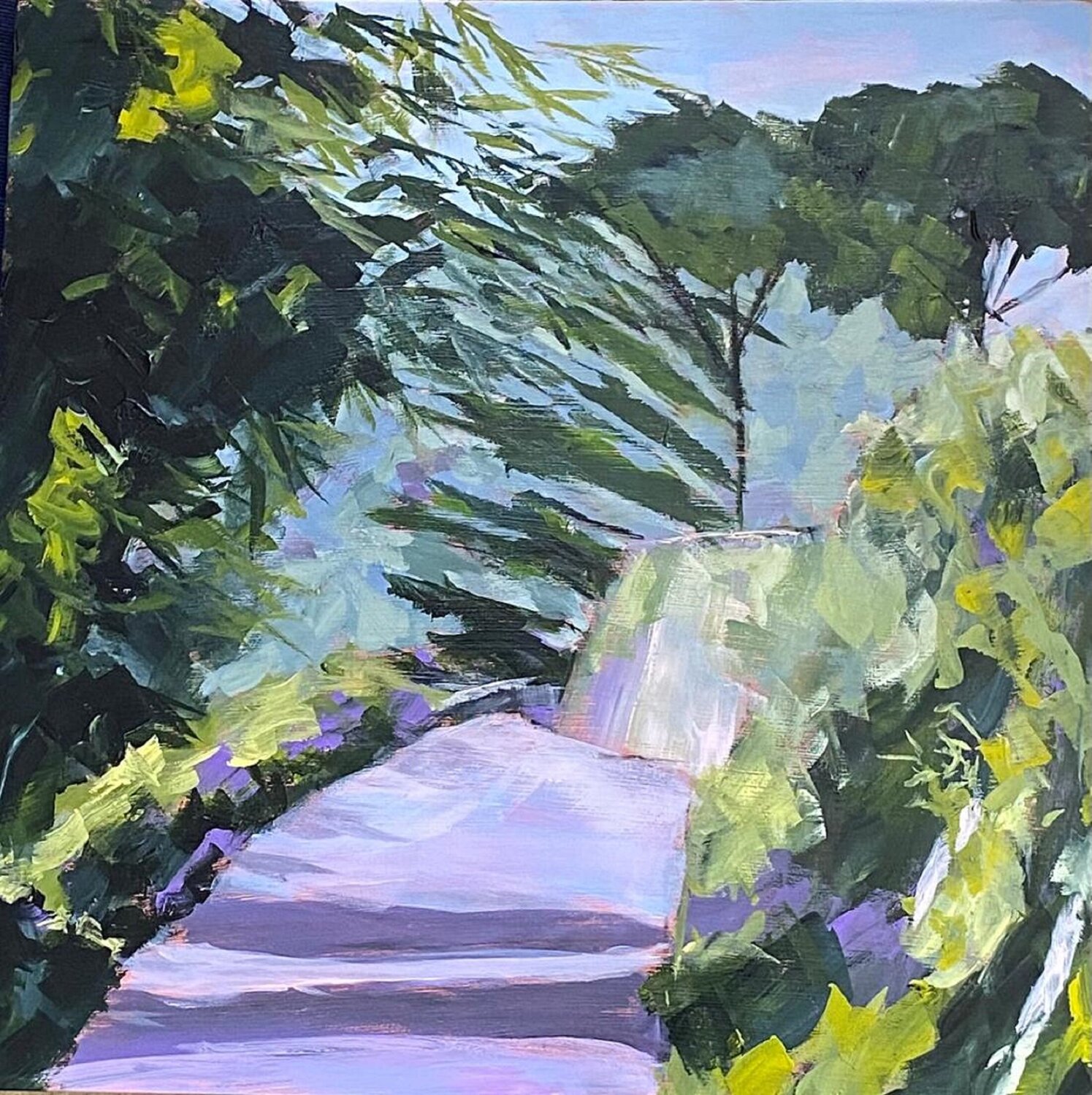 Morning Walk, Salcombe Nikki Wheeler Original painting for sale