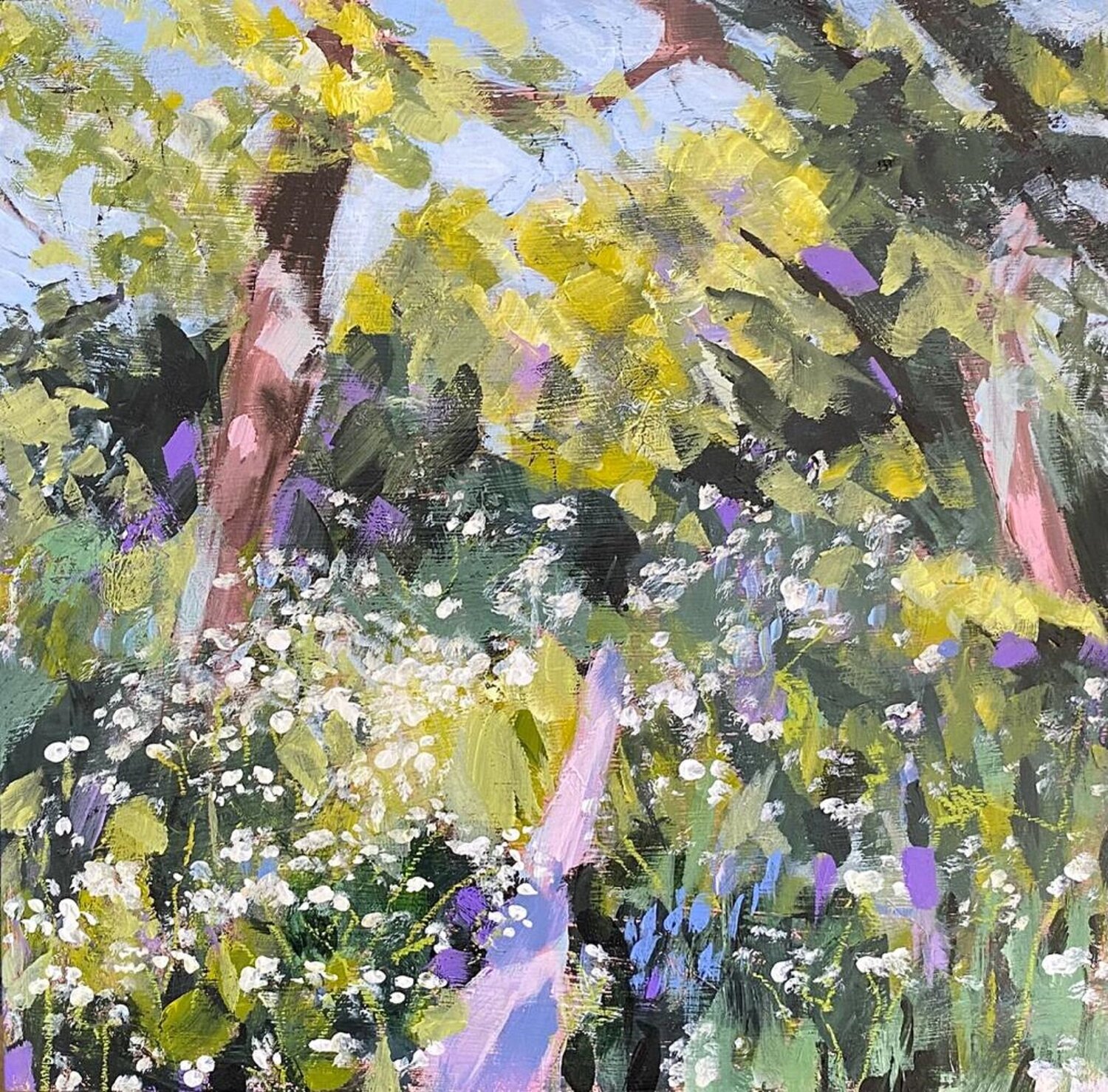 Spring Walk Nikki Wheeler Original painting for sale