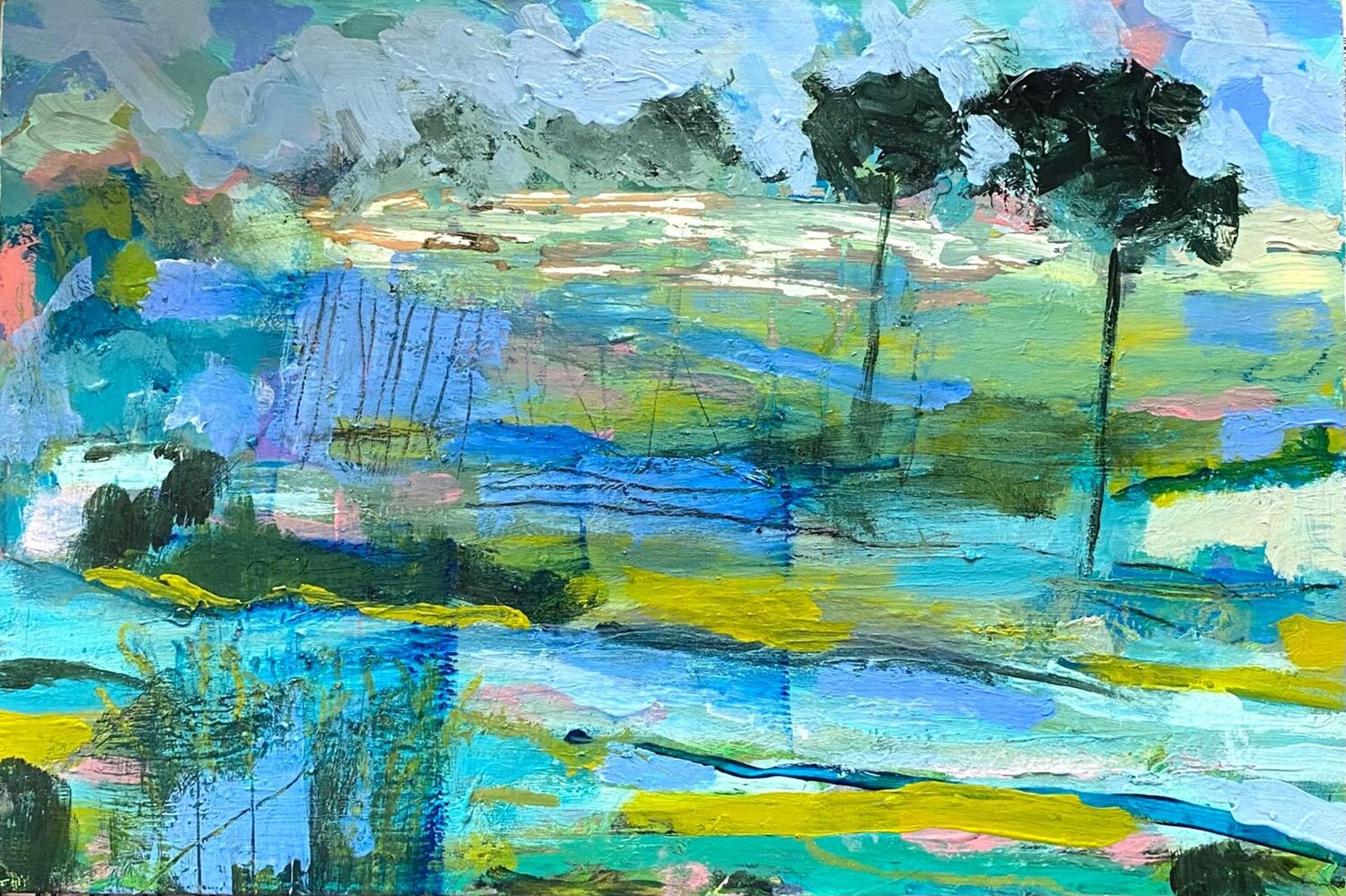 Going Forward Nikki Wheeler Original painting for sale