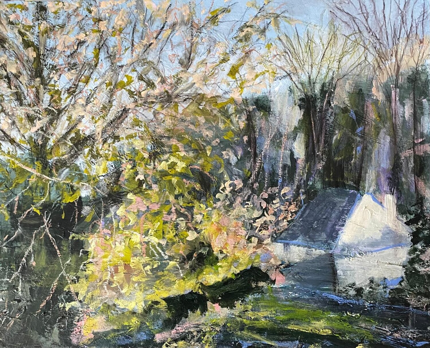 Last Leaves Nikki Wheeler Original painting for sale