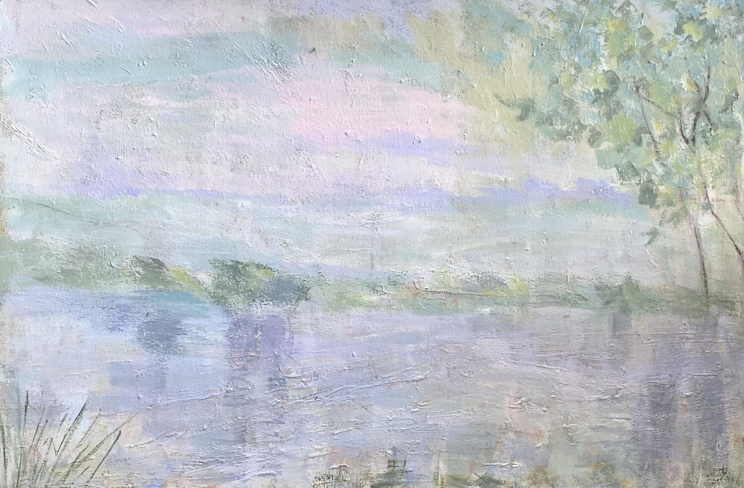 Early Morning Mist, Spring Nikki Wheeler Original painting for sale