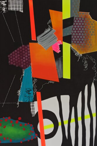 Amazing Vibrations by Karol Vallée, Painting for Sale on Select
