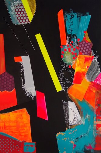 Energy Flow by Karol Vallée, Painting for Sale on Select