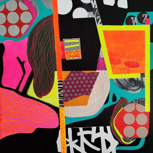 Neon Radiance by Karol Vallée, Painting for Sale on Select